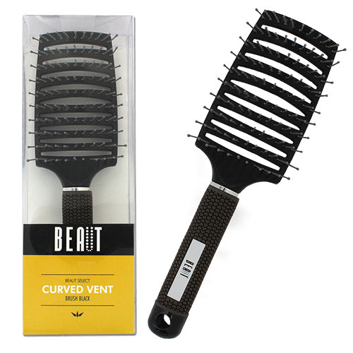 BEAUT SELECT CURVED VENT BRUSH BLACK